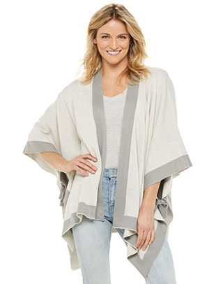 reversible-fine-knit-ruana-with-contrasting-edge-gray
