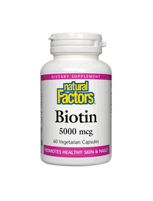 Natural Factors Biotin 5000mcg 60 caps