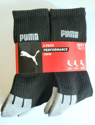 Puma Performance pour homme en pack de 6 paires