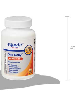 equate-womens-age-50+-one-daily-dietary-supplement-65-tablets-2-count