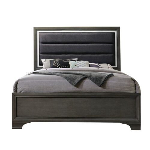 anees upholstered standard 4 piece bedroom set