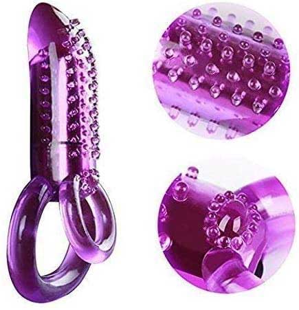 beaded-purple-vibrating-easy-cock-ring