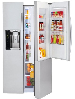 lg door-in-door Side-by-side refrigerator