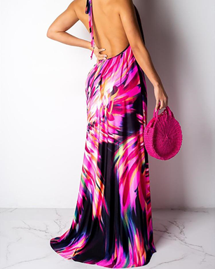 long-backless-dress-with-colorful-print